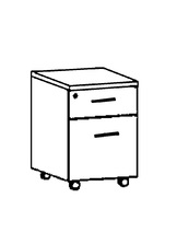 Тумба мобільна