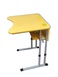 Стіл учнівський одномісний з регулюванням висоти з регулюванням кута нахилу стільниці 0-7-16°3