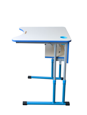 Стіл учнівський одномісний з регулюванням висоти з регулюванням кута нахилу стільниці 0-7-16°
