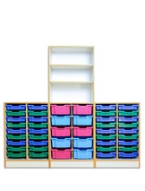 Шафа для зберігання з пластиковими шухлядами