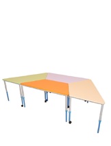 Стіл мобільний модульний “Трапеція” регульований по висоті