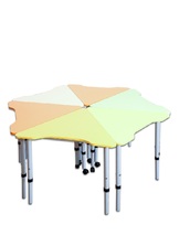 Стіл мобільний модульний “Трикутник” 60° регульований по висоті