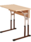 Стіл учнівський одномісний з регулюванням висоти (стільниця – WERZALIT)