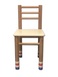 Стілець дитячий регульований по висоті з натуральної деревини, Бук1