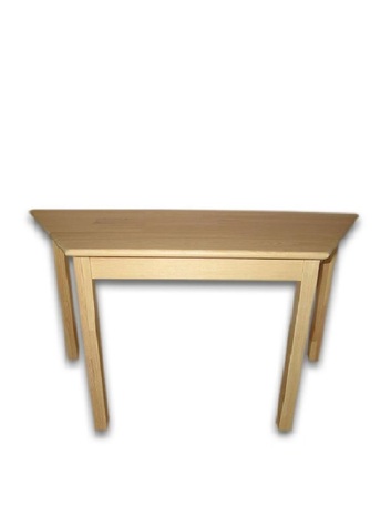 Стіл дитячий трапецієвидний з натуральної деревини