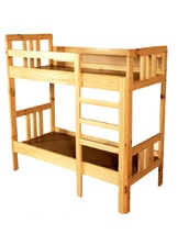 Ліжко дитяче 2-х ярусне з натуральної деревини