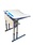 Стіл учнівський одномісний з регулюванням висоти з регулюванням кута нахилу стільниці 0-7-16°