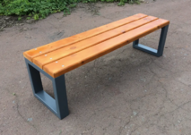 Лавочка 1,5 м + антисептик + порошкове фарбування