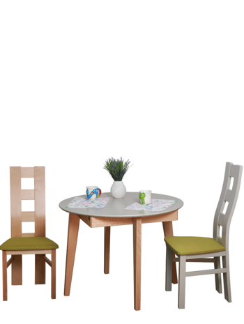 Стіл обідній круглий, розсувний