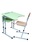 Стіл учнівський одномісний з регулюванням висоти з регулюванням кута нахилу стільниці 0-7-16°