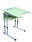 Стіл учнівський одномісний з регулюванням висоти з регулюванням кута нахилу стільниці 0-8°