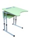 Стіл учнівський одномісний з регулюванням висоти з регулюванням кута нахилу стільниці 0-8°3