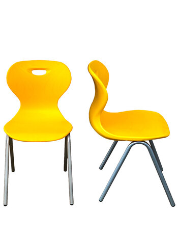 Стілець пластиковий "Феліса" V-подібний каркас